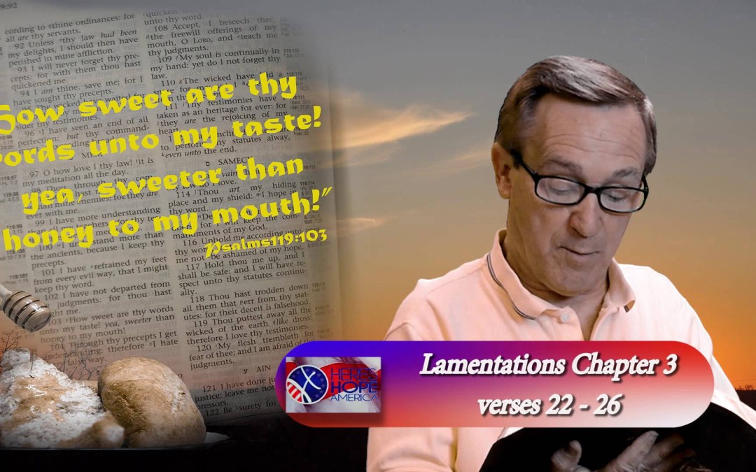 Lamentations 3 : 22-26